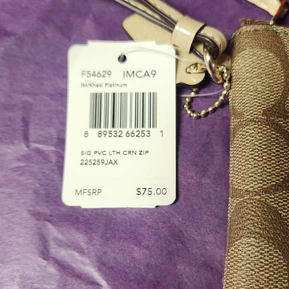 Coach Leather Wristlet - Picture 4 of 4